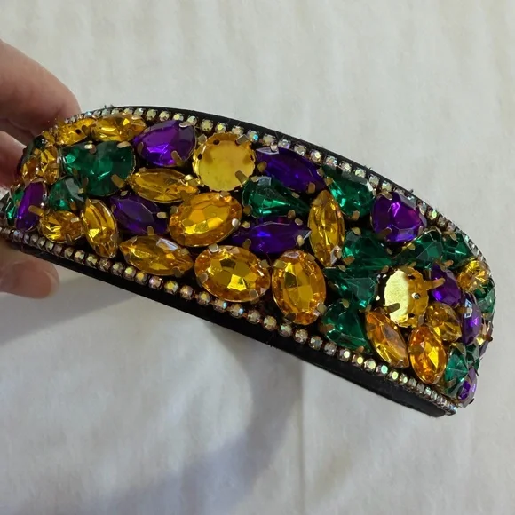 Gemstone Headband rhinestones multicolor - Picture 8 of 13
